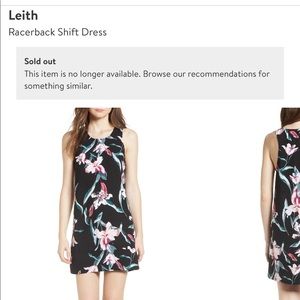 Leigh racerback Shift Dress